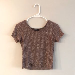 Shein knit crop top